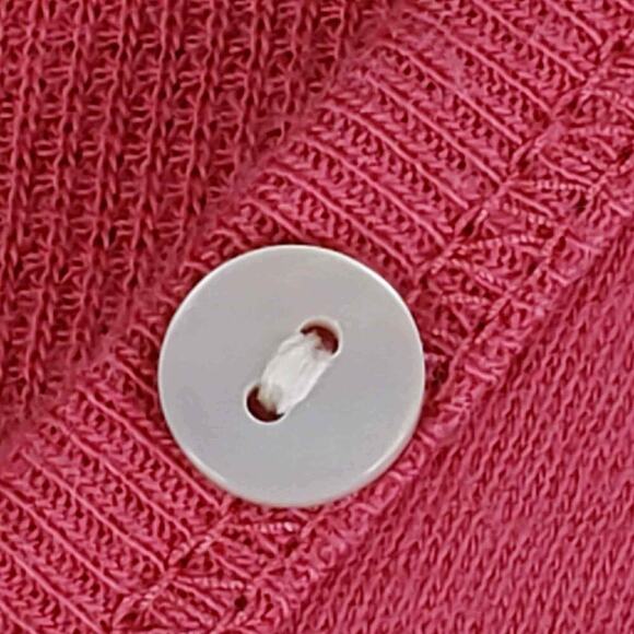 Vintage Old Navy Shirt Size M Pink Henley Knit Thermal Bella Elena Babydoll Y2K - Picture 5 of 11